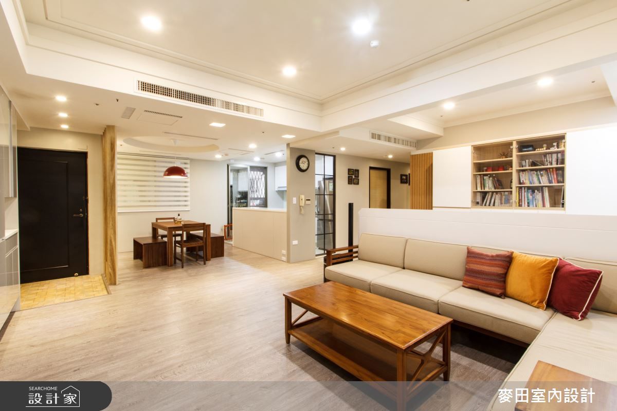 38坪中古屋(5~15年)＿簡約風客廳案例圖片＿麥田室內設計有限公司＿麥田_05之6