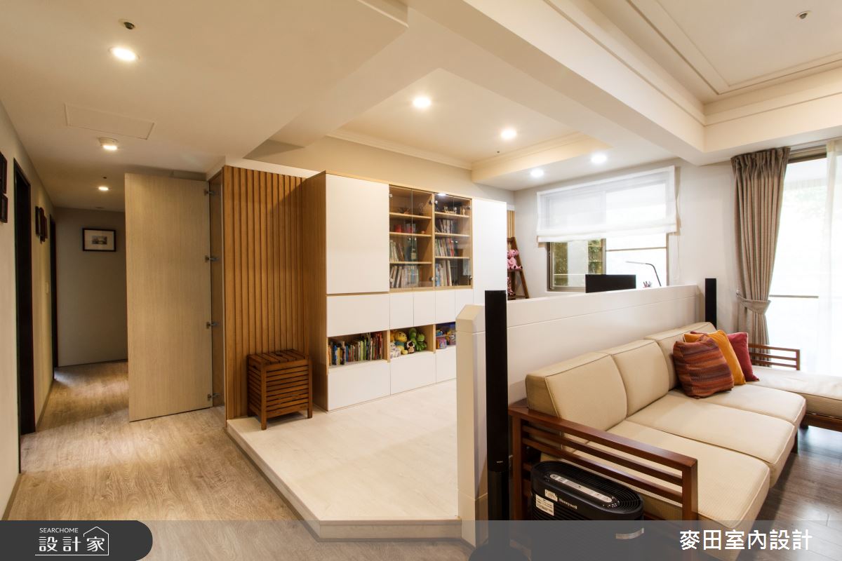 38坪中古屋(5~15年)＿簡約風客廳書房案例圖片＿麥田室內設計有限公司＿麥田_05之8