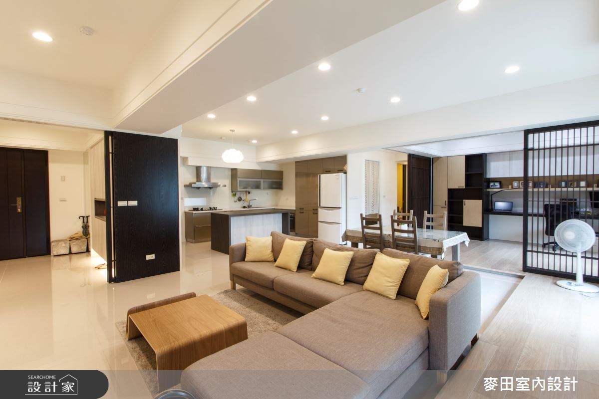 43坪新成屋(5年以下)＿簡約風客廳案例圖片＿麥田室內設計有限公司＿麥田_09之4