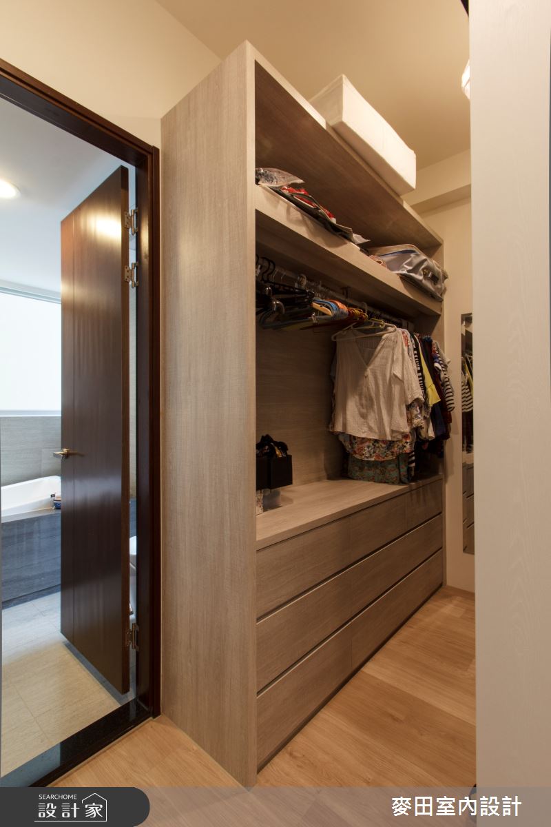 43坪新成屋(5年以下)＿簡約風更衣間案例圖片＿麥田室內設計有限公司＿麥田_09之10