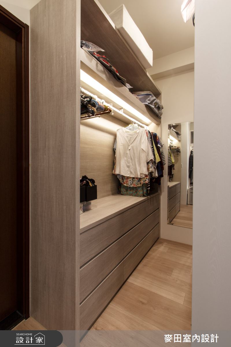 43坪新成屋(5年以下)＿簡約風更衣間案例圖片＿麥田室內設計有限公司＿麥田_09之11