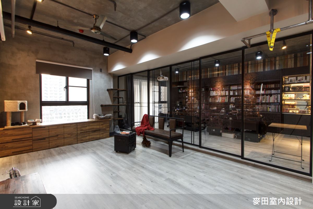 56坪新成屋(5年以下)＿工業風書房案例圖片＿麥田室內設計有限公司＿麥田_12之11