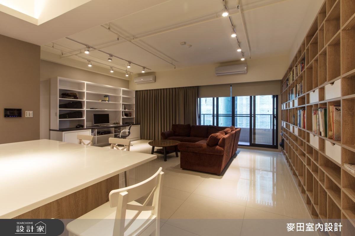 45坪新成屋(5年以下)＿休閒多元玄關客廳餐廳案例圖片＿麥田室內設計有限公司＿麥田_14之2