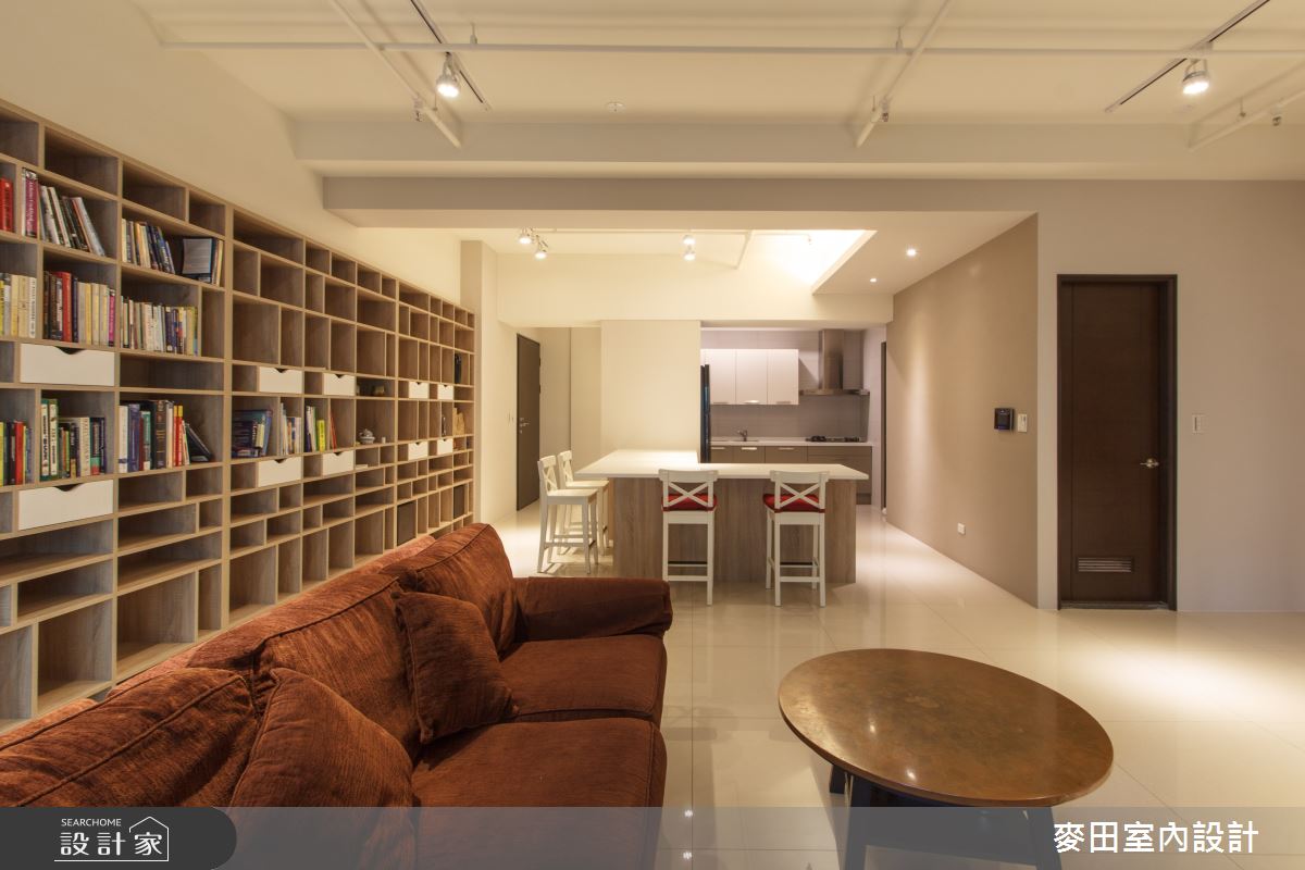 45坪新成屋(5年以下)＿休閒多元客廳案例圖片＿麥田室內設計有限公司＿麥田_14之4