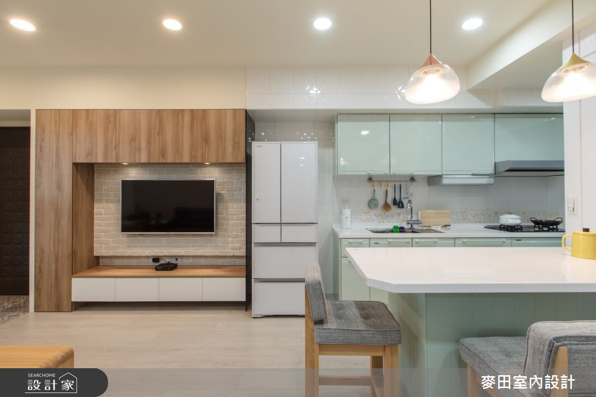 26坪中古屋(5~15年)＿休閒多元客廳餐廳廚房案例圖片＿麥田室內設計有限公司＿麥田_16之5