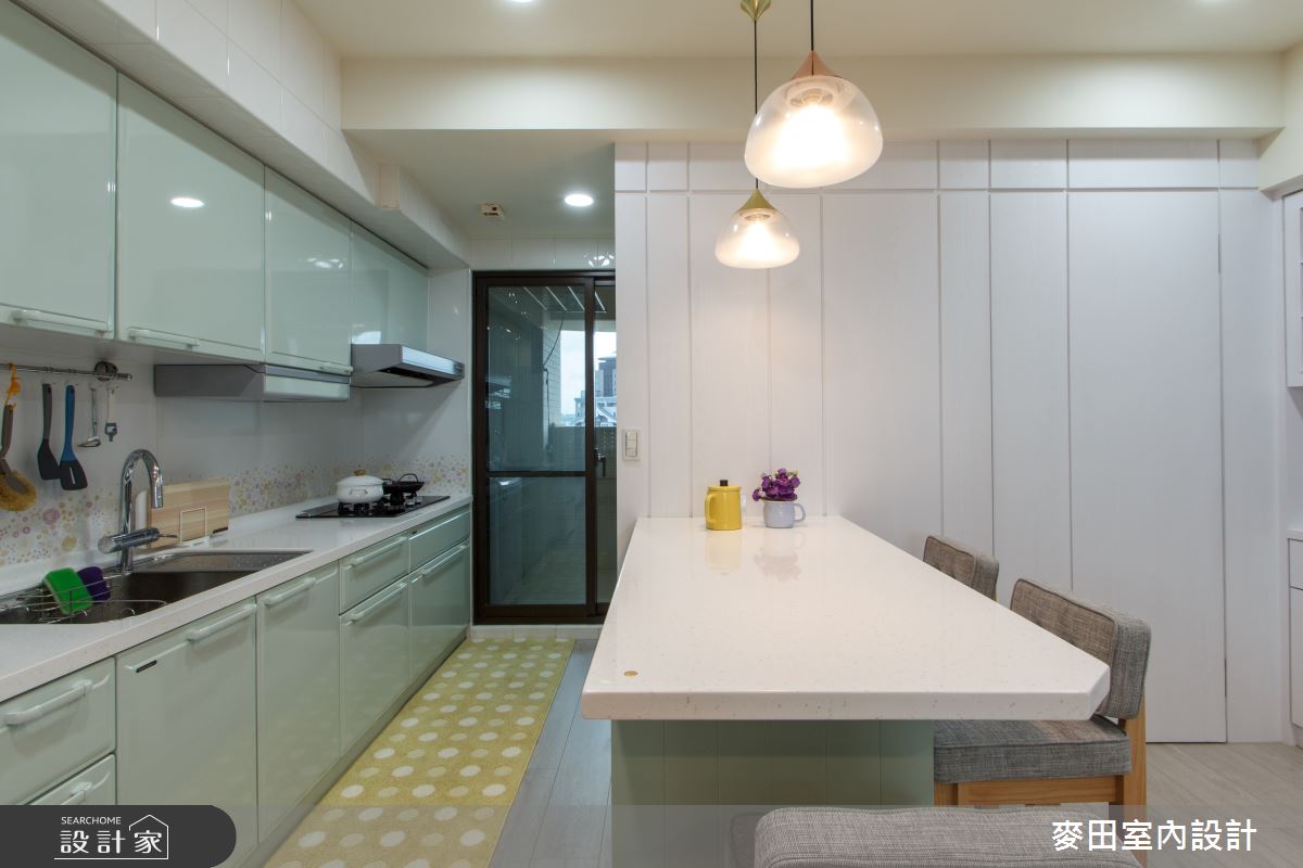 26坪中古屋(5~15年)＿休閒多元餐廳廚房案例圖片＿麥田室內設計有限公司＿麥田_16之6
