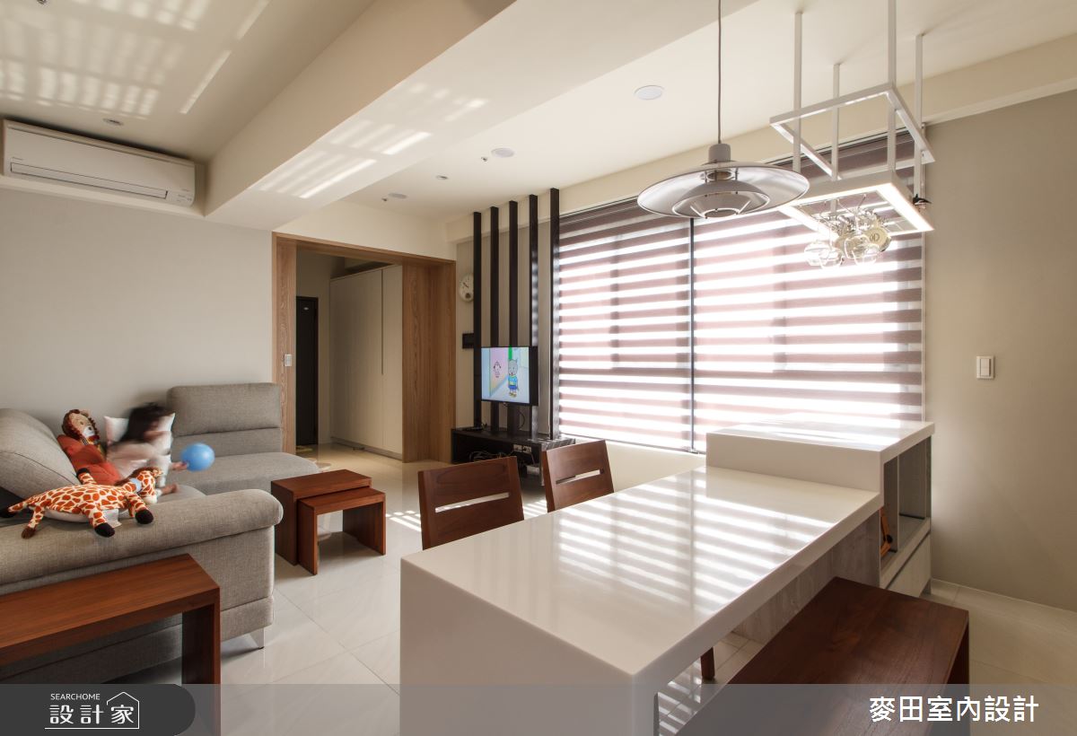 20坪新成屋(5年以下)＿休閒多元客廳餐廳案例圖片＿麥田室內設計有限公司＿麥田_17之2