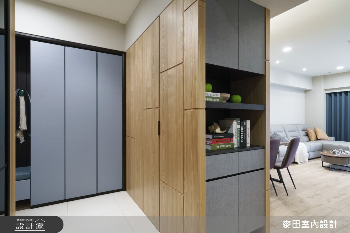 43坪新成屋(5年以下)＿簡約風玄關案例圖片＿麥田室內設計有限公司＿麥田_22之3