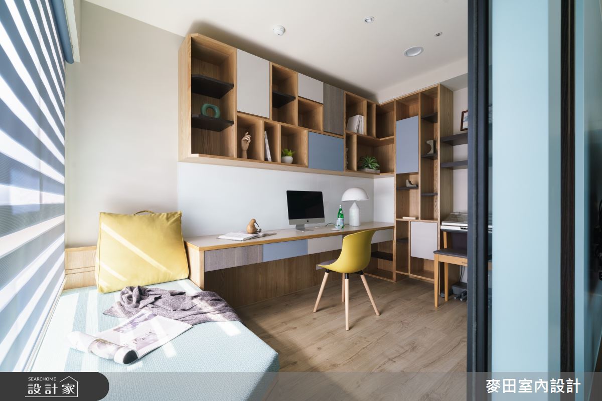 43坪新成屋(5年以下)＿簡約風書房臥榻案例圖片＿麥田室內設計有限公司＿麥田_22之10