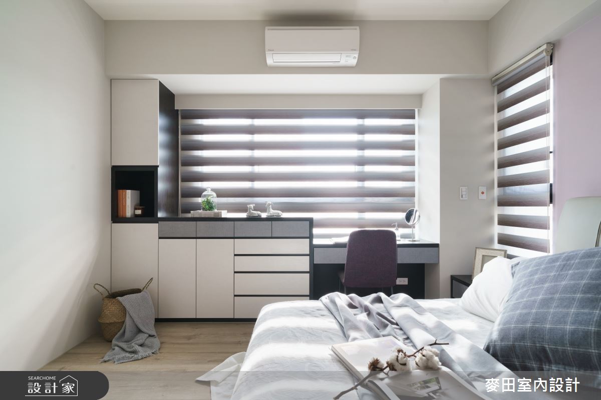 43坪新成屋(5年以下)＿簡約風臥室案例圖片＿麥田室內設計有限公司＿麥田_22之11
