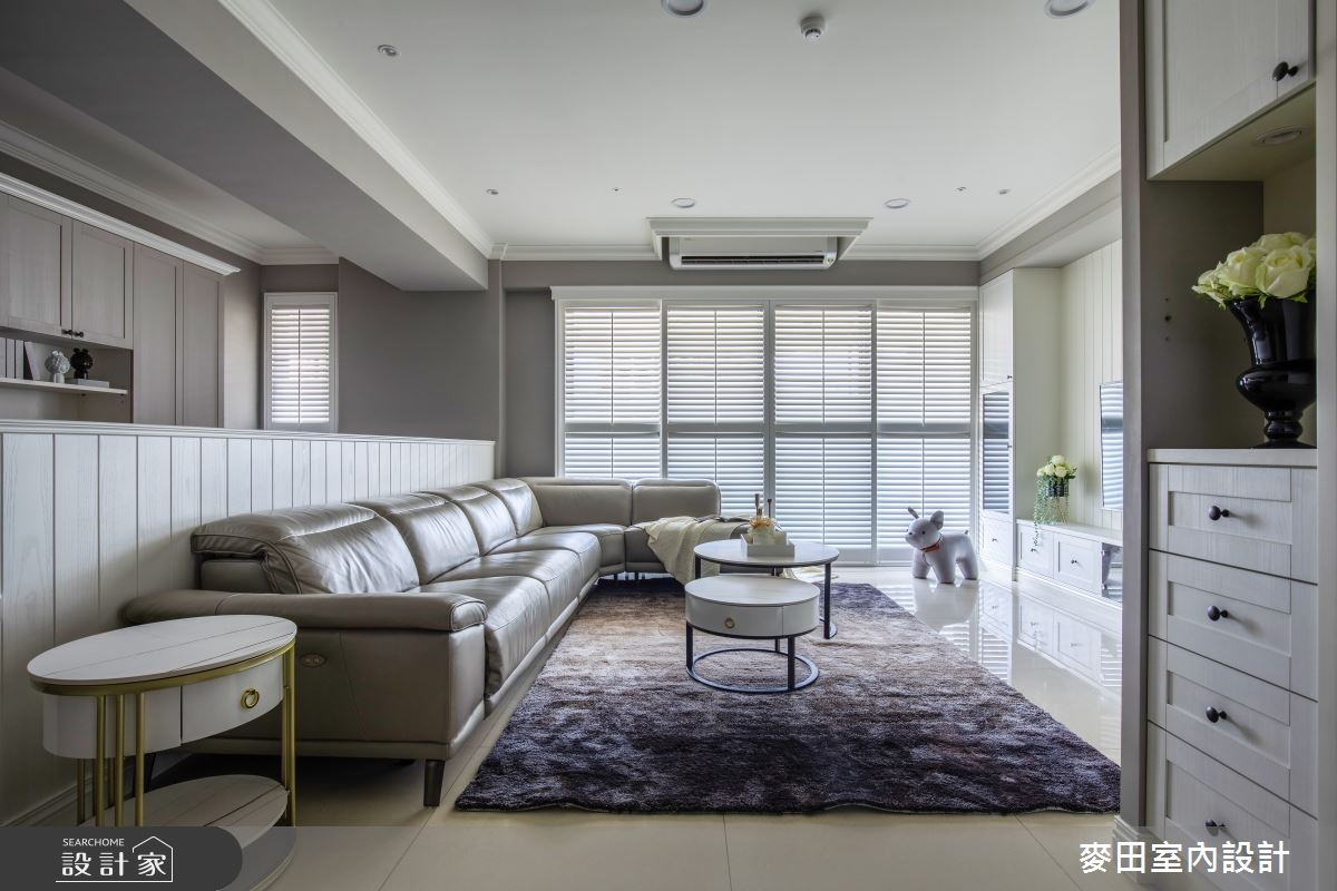 89坪新成屋(5年以下)＿美式風客廳案例圖片＿麥田室內設計有限公司＿麥田_23之2