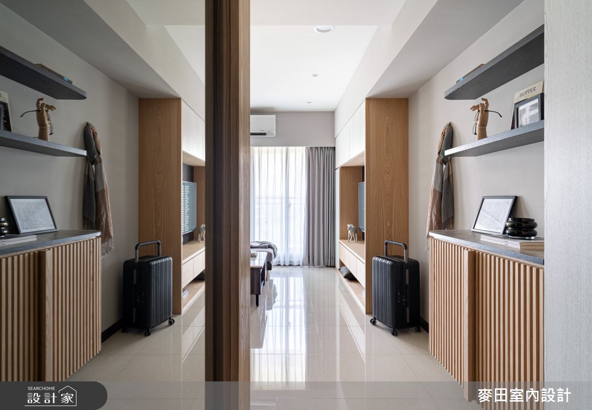 22坪新成屋(5年以下)＿混搭風玄關走廊案例圖片＿麥田室內設計有限公司＿麥田_25之2