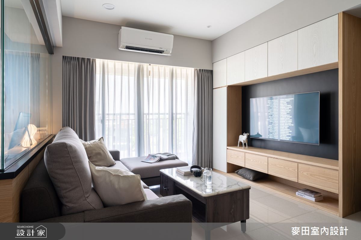 22坪新成屋(5年以下)＿混搭風客廳案例圖片＿麥田室內設計有限公司＿麥田_25之7