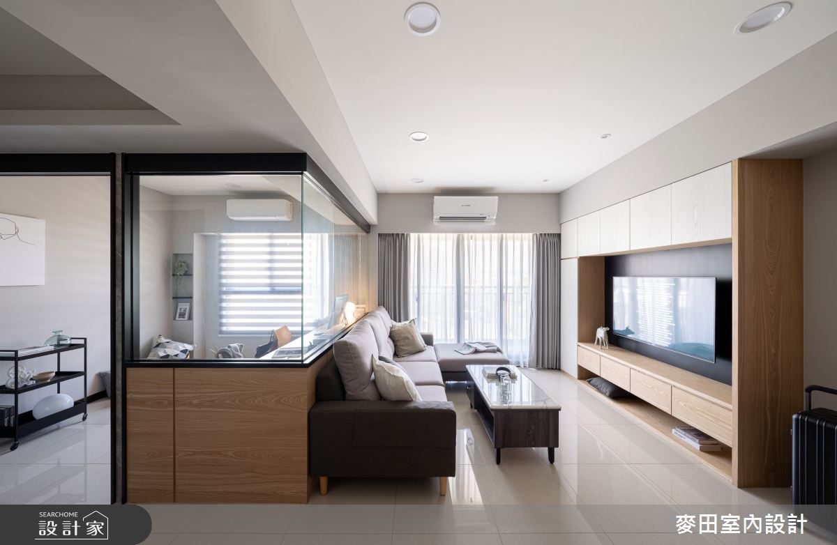 22坪新成屋(5年以下)＿混搭風客廳書房工作區案例圖片＿麥田室內設計有限公司＿麥田_25之10
