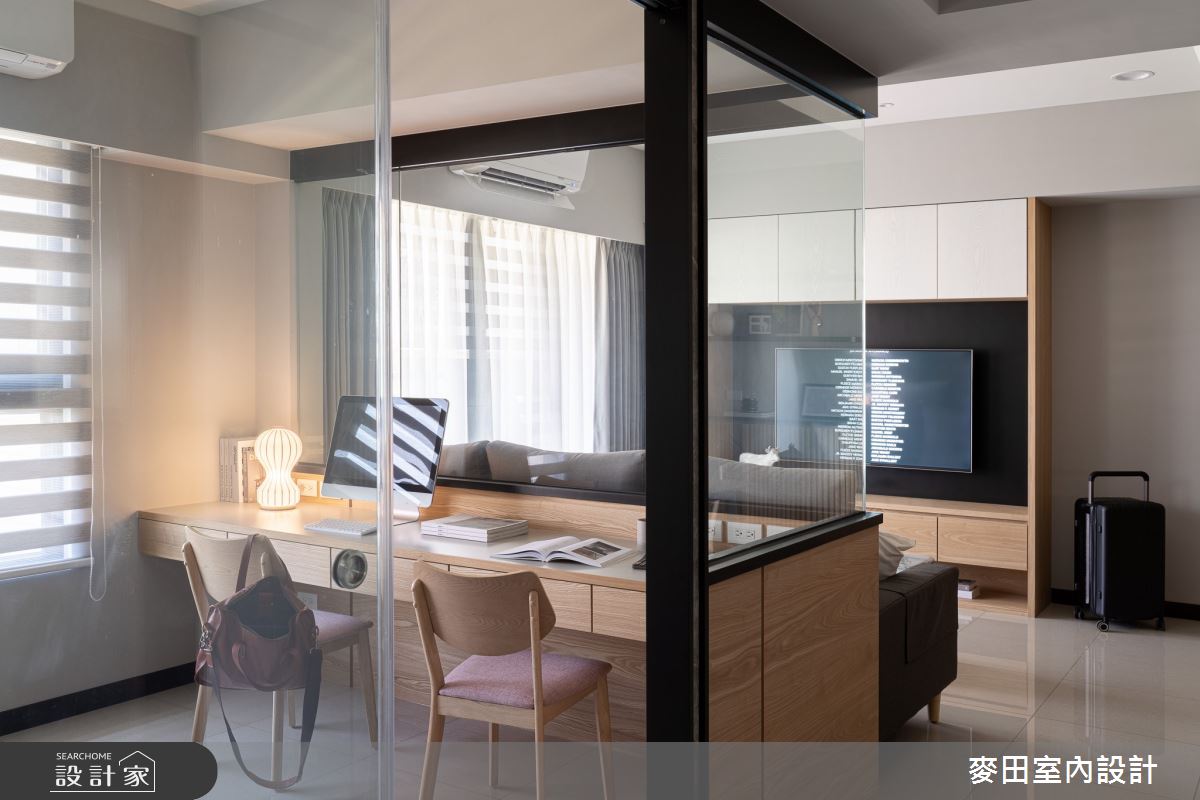 22坪新成屋(5年以下)＿混搭風書房工作區案例圖片＿麥田室內設計有限公司＿麥田_25之13
