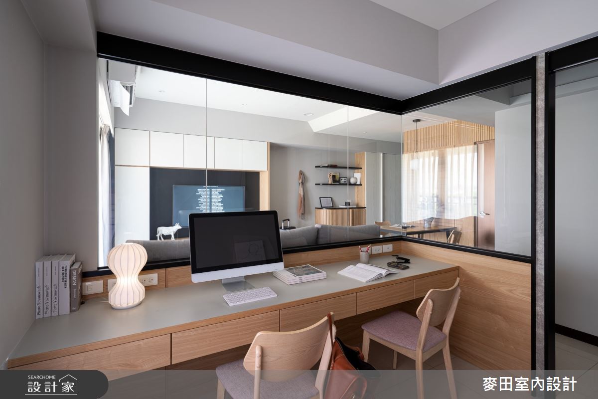 22坪新成屋(5年以下)＿混搭風書房工作區案例圖片＿麥田室內設計有限公司＿麥田_25之15