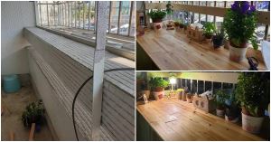施工3天、花費1500元，老舊公寓小陽台DIY成療癒小角落!_視覺圖