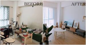 沒找設計師，自己DIY改造老公住了10幾年的家，明亮又舒服!_視覺圖