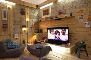 巴西創意空間─多媒體娛樂室的拼貼風_視覺圖