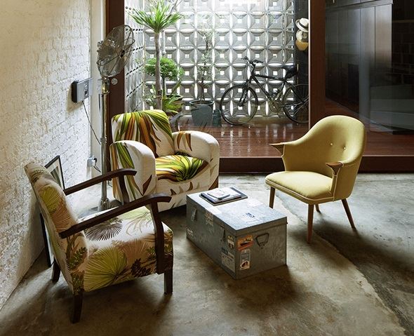 舊屋翻新，大玩幾何圖形！新加坡老屋改頭換面