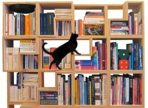 愛貓族的書牆設計_視覺圖