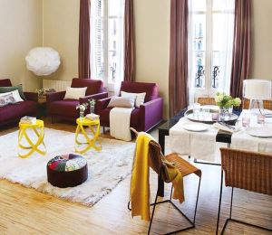 充滿活力和溫暖氣息的巴塞隆納公寓_視覺圖