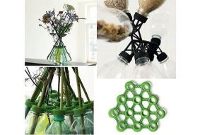 3D列印又一新功能！將普通瓶蓋變成造型花瓶_視覺圖