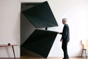 新形態開門方式：Flip Panel Door 旋轉門_視覺圖