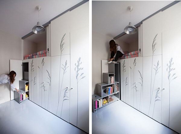 2.4坪巴黎微型公寓，超強生活機能! 下廚、收納樣樣行!