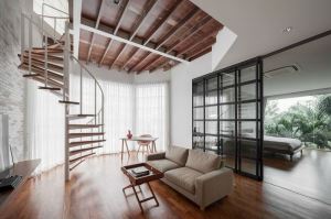 泰國夾層公寓的極簡設計_視覺圖