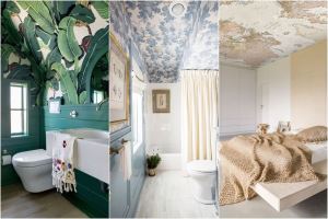 你也厭倦無聊的天花板設計嗎？9 個天花板壁紙創意，居家空間美出新高度_視覺圖