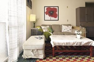 享受凝聚的幸福 拼布媽媽的鄉村風客廳大改造_視覺圖