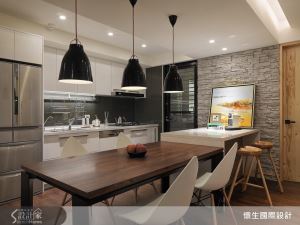 清爽木質感 35 坪舒壓簡約風居家_視覺圖