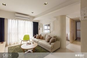 造型牆面、簡約北歐 25坪打造4房2廳2衛_視覺圖