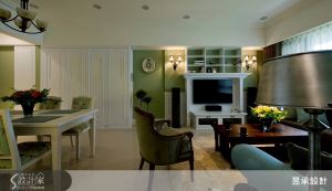 40 坪美式風居家 調配抹茶拿鐵的幸福滋味_視覺圖