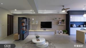 現代風 35 坪暖色幸福宅  給你清爽海洋檸檬味_視覺圖