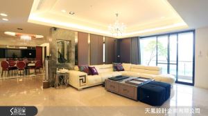 70 坪混搭風大器豪宅 大理石+鏡面的奢華體驗_視覺圖