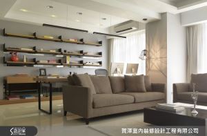 質感牆面為生活加分  打造65坪居家好心情_視覺圖