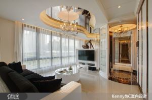 33坪奢華新古典風格宅邸，打造三代同堂的傳世富貴之家！_視覺圖