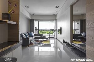 採光視野通通有 姊妹花的 40 坪閨蜜現代宅_視覺圖