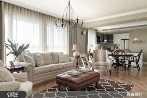 將空間和陽光串流 打造 35 坪溫馨滿點美式宅！_視覺圖