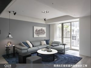 打造一脈靜謐波瀾 60 坪現代宅邸的湛藍禪意_視覺圖