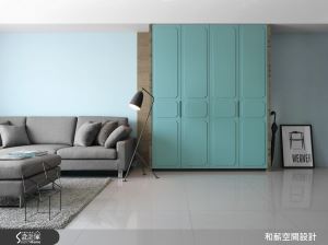 拆開 Tiffany blue 的夢幻禮盒 嫁給鑽石般閃耀的 25 坪唯美設計！_視覺圖