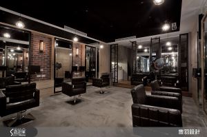 時尚又有型！ 27 坪復古英倫Loft風髮廊_視覺圖