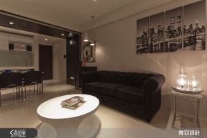 17 坪現代時髦精品小家 走進黑白復古電影風_視覺圖