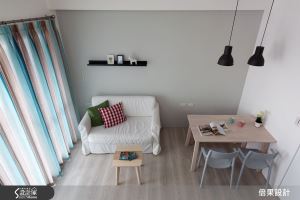 迷人純白時光！ 小家庭的 13 坪溫馨北歐城堡_視覺圖