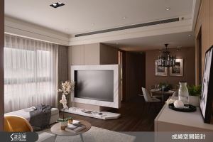 時尚滿點！ 翻轉 3 房 2 廳 讓狹長格局變寬敞_視覺圖