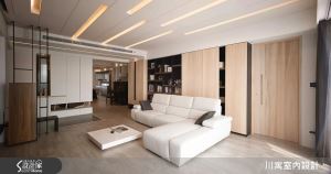 50坪現代宅居恬靜描繪 喚醒家人美好記憶_視覺圖