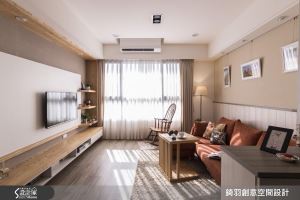 品嘗暖橘色陽光！一眼愛上 25 坪溫馨鄉村宅_視覺圖