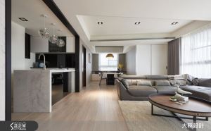 打通的不只是空間！一家 4 口的雙拼 60 坪日光親子宅_視覺圖